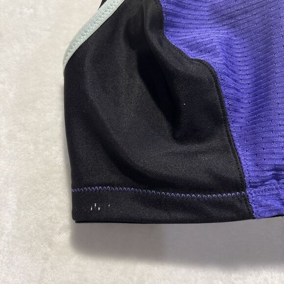 Glamorise 9166 Custom Control Black Purple High Impact Sports Bra Size 34DD - Picture 4 of 16